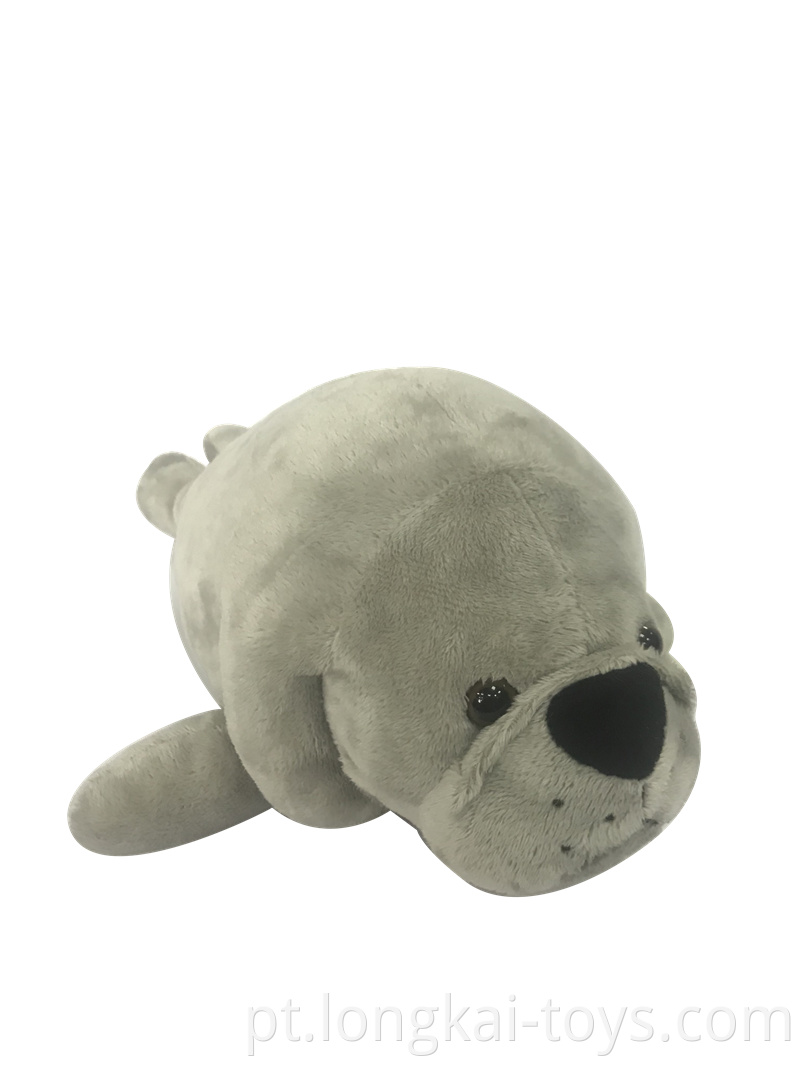 Plush Sea Manatee Gray Toy